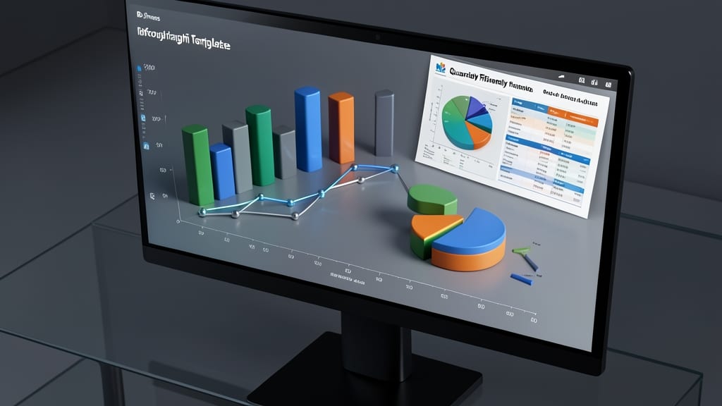 3D Business Infographic Template