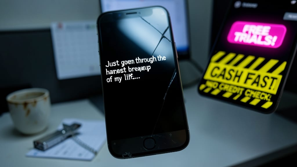 Targeted Ads Exploiting Personal Struggles