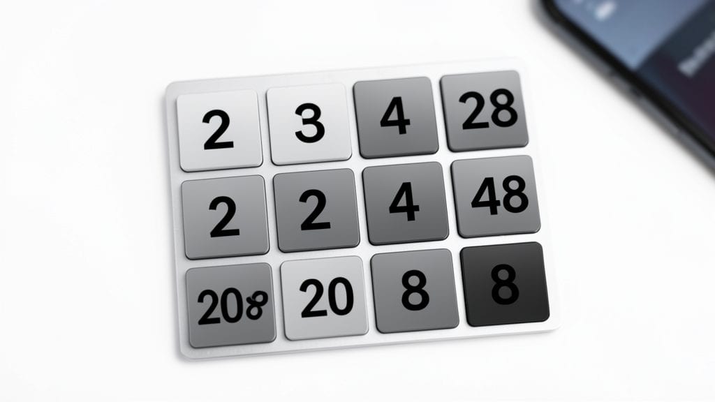 2048 Online Number Puzzle Game