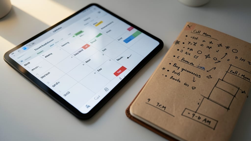 Bullet Journal Hybrid Daily Planner